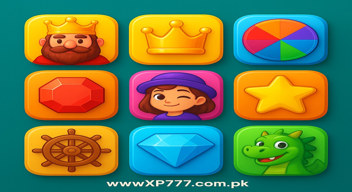 XP777 game catalog featuring a